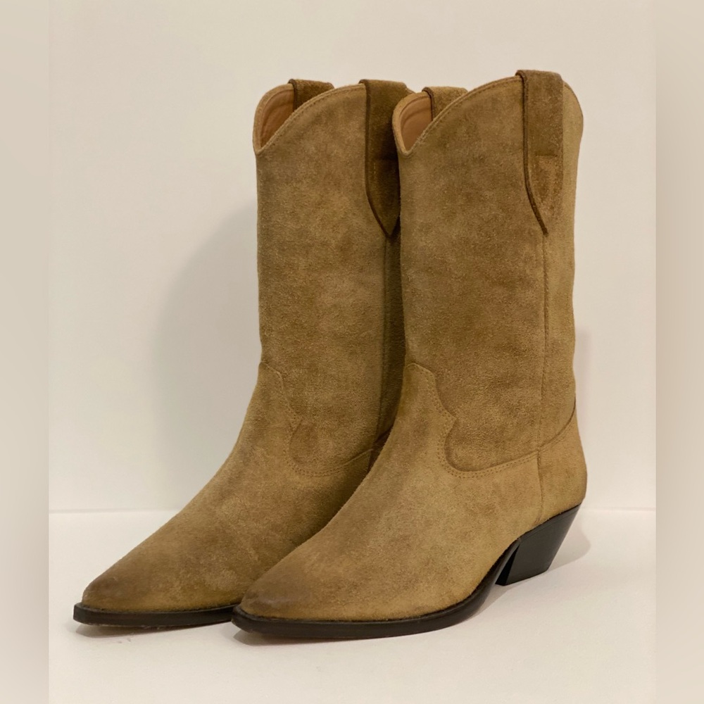 Isabel Marant Duerto Suede Western Boots